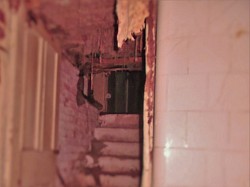 at the top of the stairs there is an orb and a apperition on the right of the orb