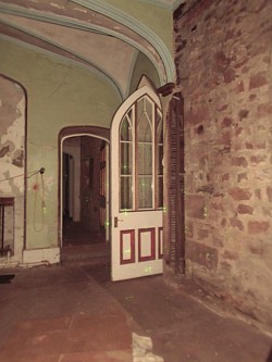 behind the door in the right side of the corridor there 's another apparition 